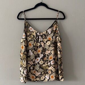 Philosophy Floral Camisole in Black and Cream